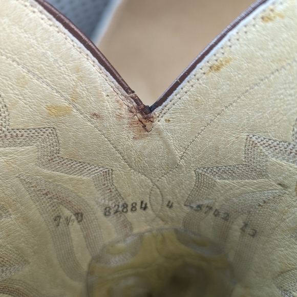 Panhandle Slim men's size 7.5D, women's sz 8.5Wide, Exotic Genuine Brown Teju Li - Picture 13 of 13